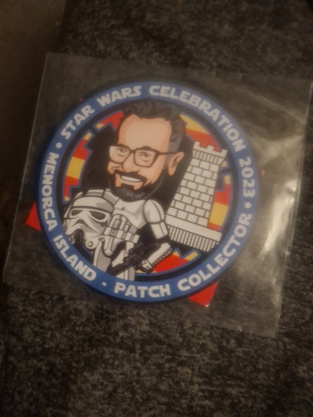 Star Wars Celebration 2023 Menorca Island Patch Collector PVC Patch - Blue